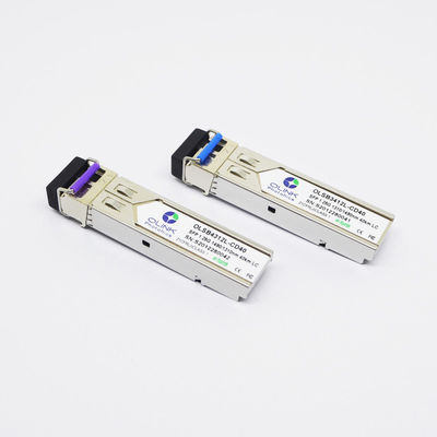 TX1310nm RX1490nm 40km SFP Optical Transceivers