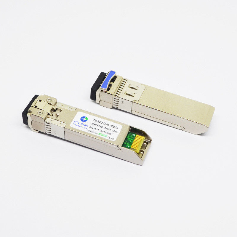 Single Mode Fiber 25GBASE LR Transceiver SFP28 1310nm 10km DOM LC SMF