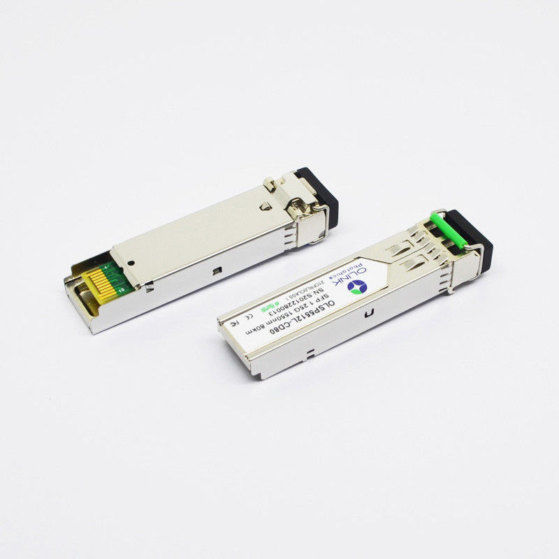 1.25G 1550nm LC 80km SFP Optical Transceivers IBM Networks Compatible